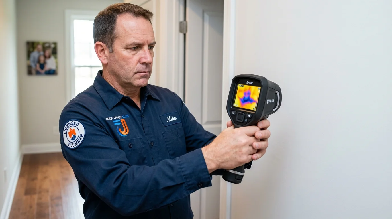 Thermal imaging leak detection by Johns Plumbing LLC in Pioche